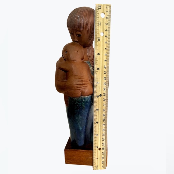 Noel Osteroff for Robert Maxwell Studio Mother and Child Statue - Picture 5 of 10